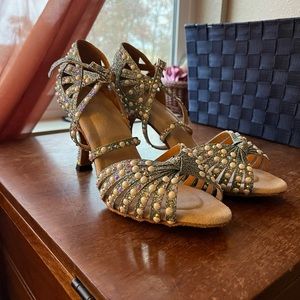 Size 8 ballroom dance shoes